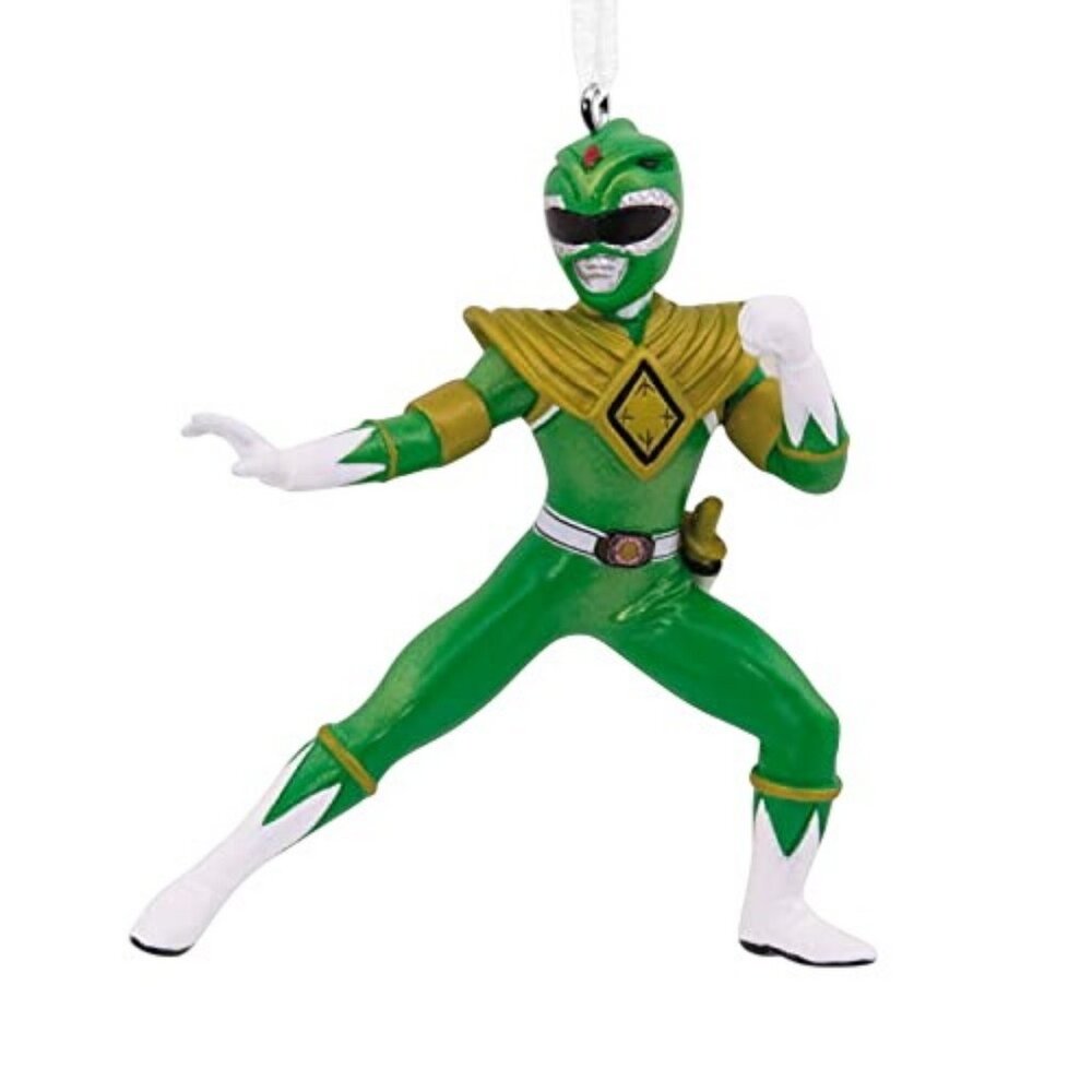 Hallmark Hasbro Power Rangers Green Ranger Ornament - Picture 2 of 11